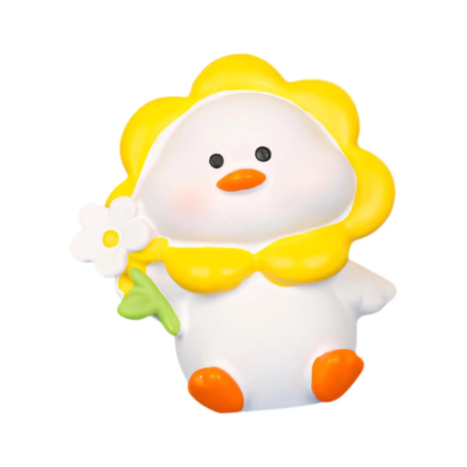Cartoon Duck Statue Cartoon Figurine for Living Room Bedroom Spring Festival