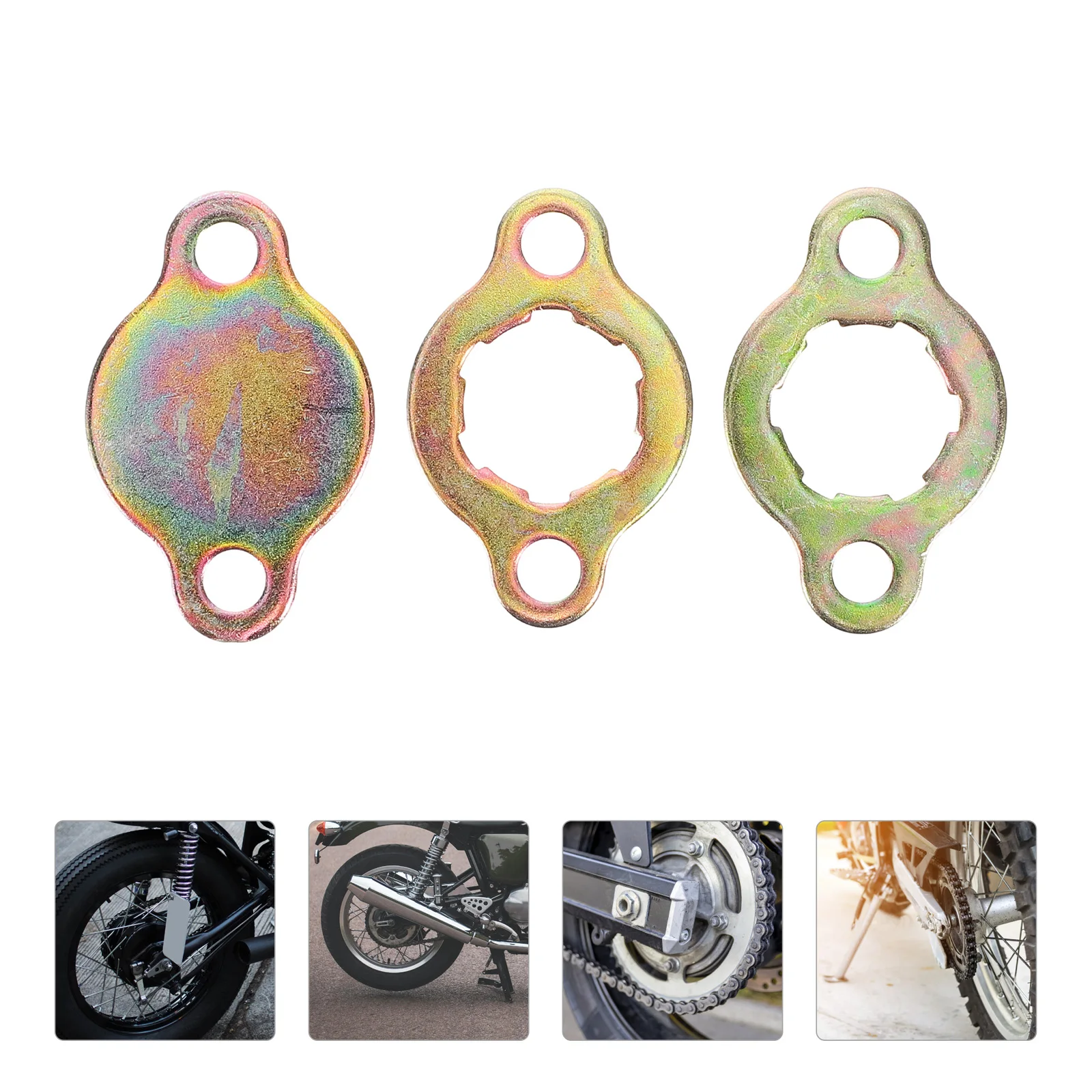 1 Set Engine Sprocket Retainer Plate Sets With Screw For Atvs Dirt Bikes Go Karts Metal Motorcycle Front Engine Sprocket