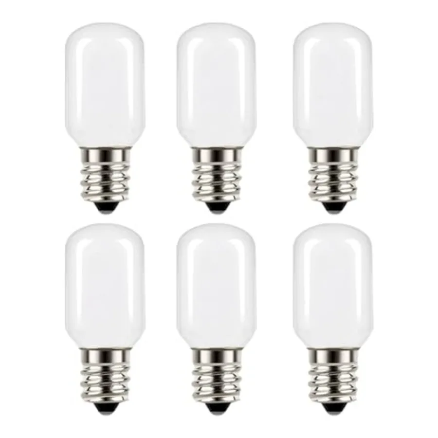 Christmas Villages Replacement Light Bulb 6W 6Watt Incandescent Night Light Bulb, 120-Volt Mini Light Bulb Candelabra E12 Base