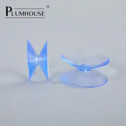 10Pcs Double Sided Suction Cups Clear Plastic Rubber Suckers Pads For Window Wedding Decor Suction Kitchen Bathroom Accessories