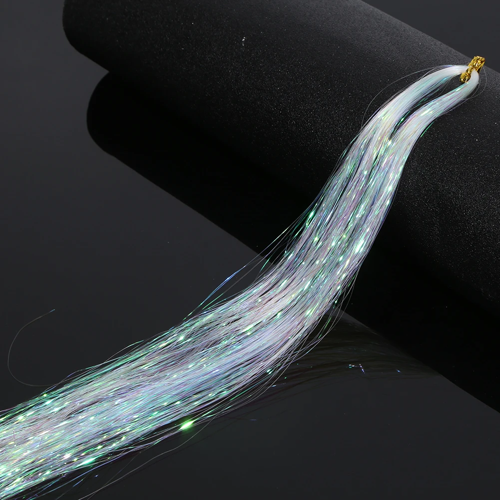 

Hair Extensions Glitter Tinsel Sparkling Tinsel for Women Girls Hair Accessories for Cosplay Party