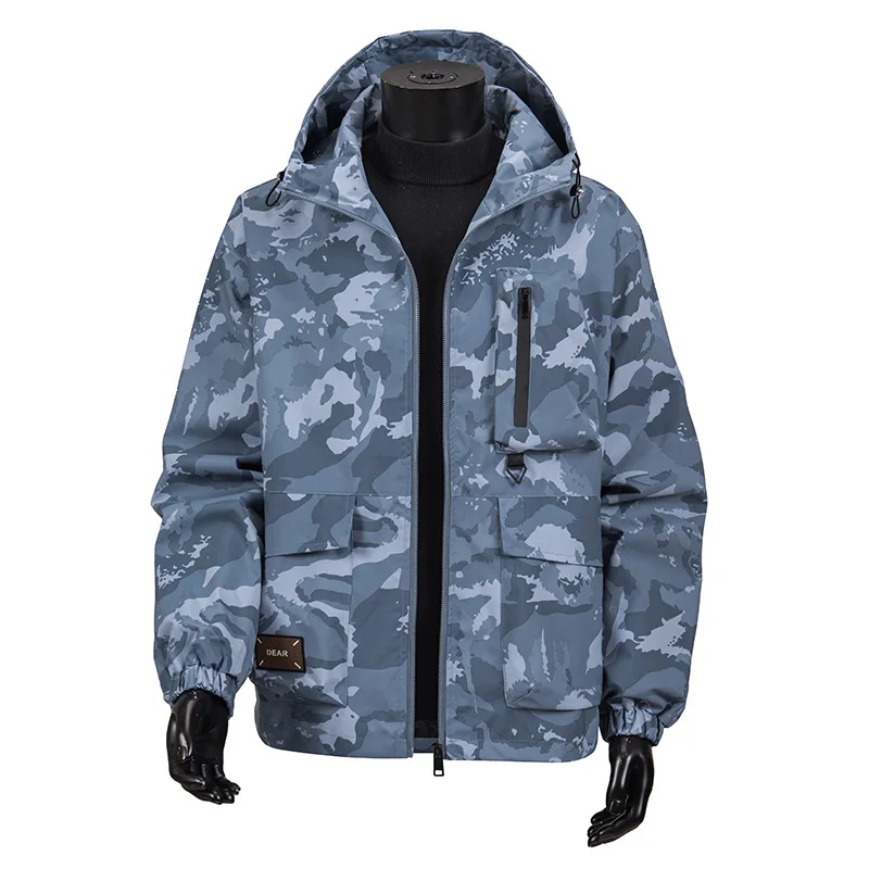 Men's Warm Camouflage Hooded Jacket 3