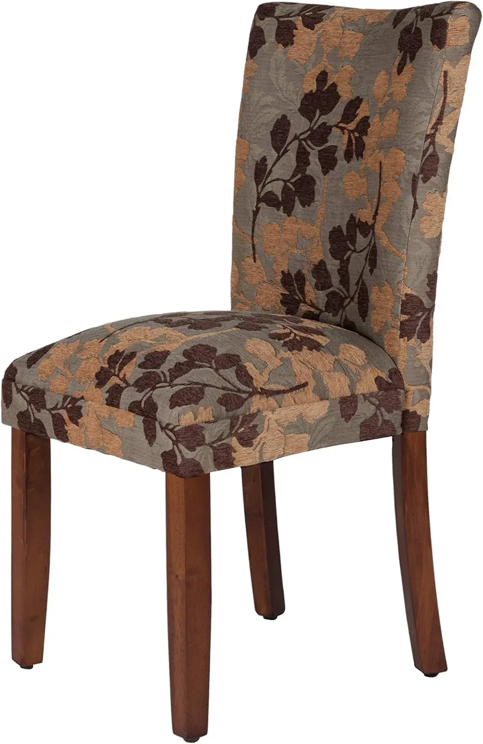 Home Decor,Classic Upholstered Parsons Dining Chair,Single Accent Dining Chair, Brown Woven furniture