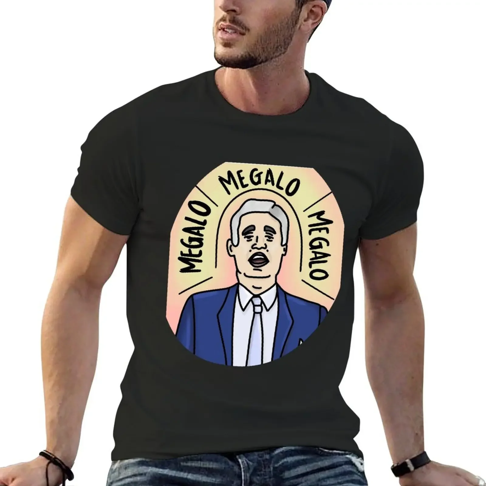 Franco Cozzo Megalo Megalo Megalo T-Shirt shirts graphic blue archive anime figures T-shirt men