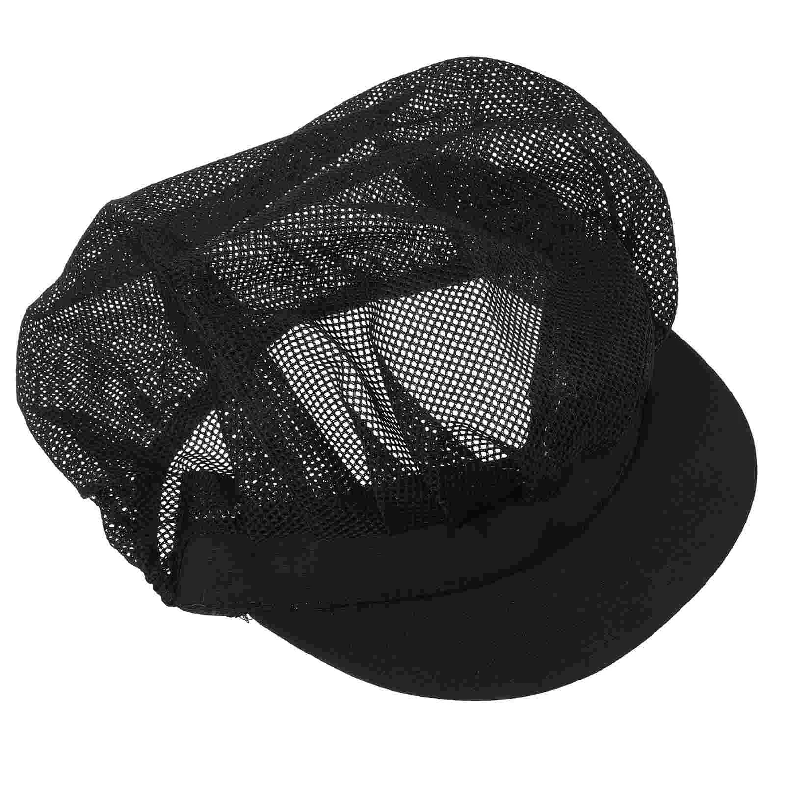 Suministros de gorro de Chef de malla, camarero de trabajo para Gorros, suministro para servir, cocinar, tocados de trabajo