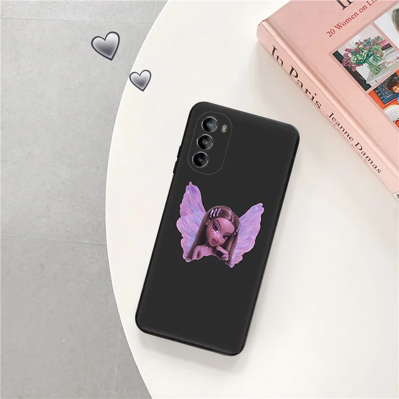 Soft Silicone Phone Case For Moto Edge 30 40 20 G9 G73 G53 G72 G52 G32 G22 G71 G60 G51 Angel Girl Wings statue art Protect Cover