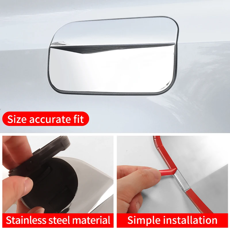 لـ لكزس GX550 GX550h 2024 2025 خزان الوقود تزيين واقي أغطية ،For Lexus gx 550 ترقية إكسسوارات الأجزاء الخارجية تعديل ضبط طقم الهيكل