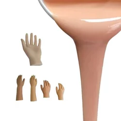 Human Skin Color Liquid Silicone Rubber Liquid Silicone Rubber For Making DIY Silicone Rubber Molds