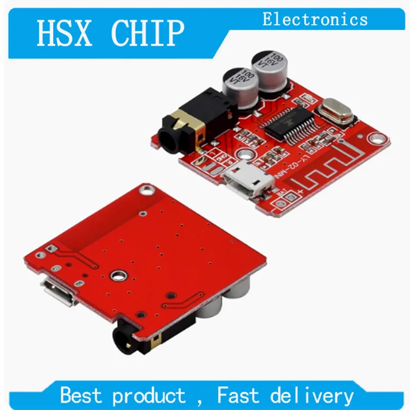 5pcs Micro TYPE-C VHM-314 Audio Receiver Board Bluetooth-compatible 4.1 5.0 Car Speaker MP3 Lossless Decoder Stereo Music Module