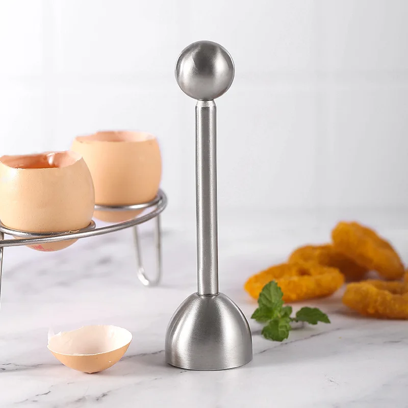 Egg Opener Stainless Steel Egg Opener Shell Opener Fancy Eggshell Cutting Knocker Creative Glutinous Rice Egg Knife Artifact