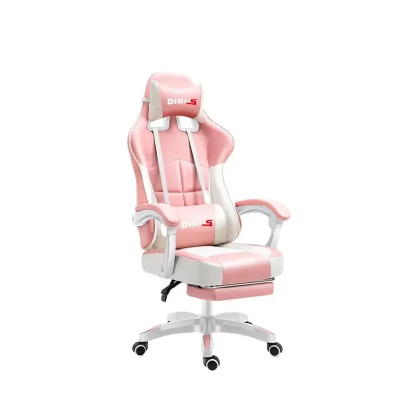 Factory Massage Chair Gaming pink Computer Desk Chair Racing Office Ergonomic Style Swivel Gaming Chair