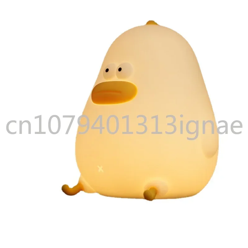 Little Fat Chicken Silicone Sleeping Light Comfortable Warm Light Delayed Turn Off