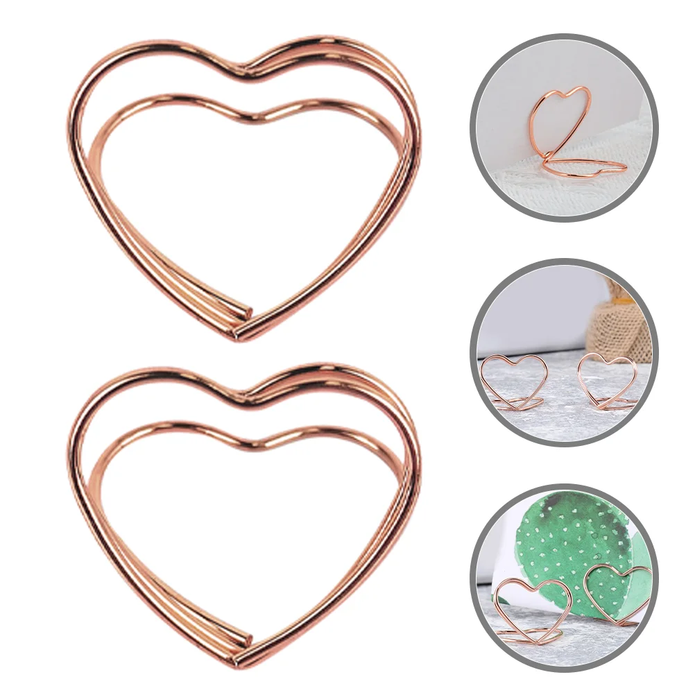 Soporte para tarjetas de 25 uds., soportes de exhibición de nombre, decoración para escritorio, mesa de fotos, tablón de anuncios, soportes de felicitación, mesas de escritorio