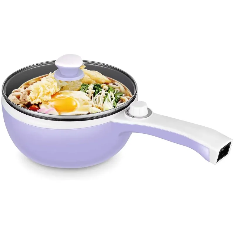 

Portable mini non-stick power adjustment electric frying pan, casual, off-road