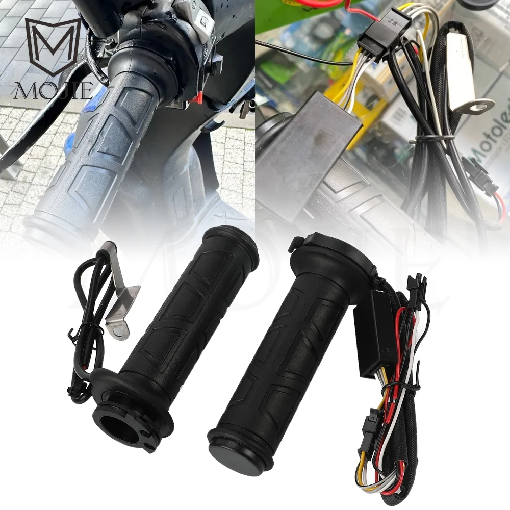 

Motorcycle Hot Grips Heated Grip 7/8" 22mm Handle Bar Hand Warmer 12V For honda XLV 600 650 700 TRANSALP XL600V XL650V XL700V