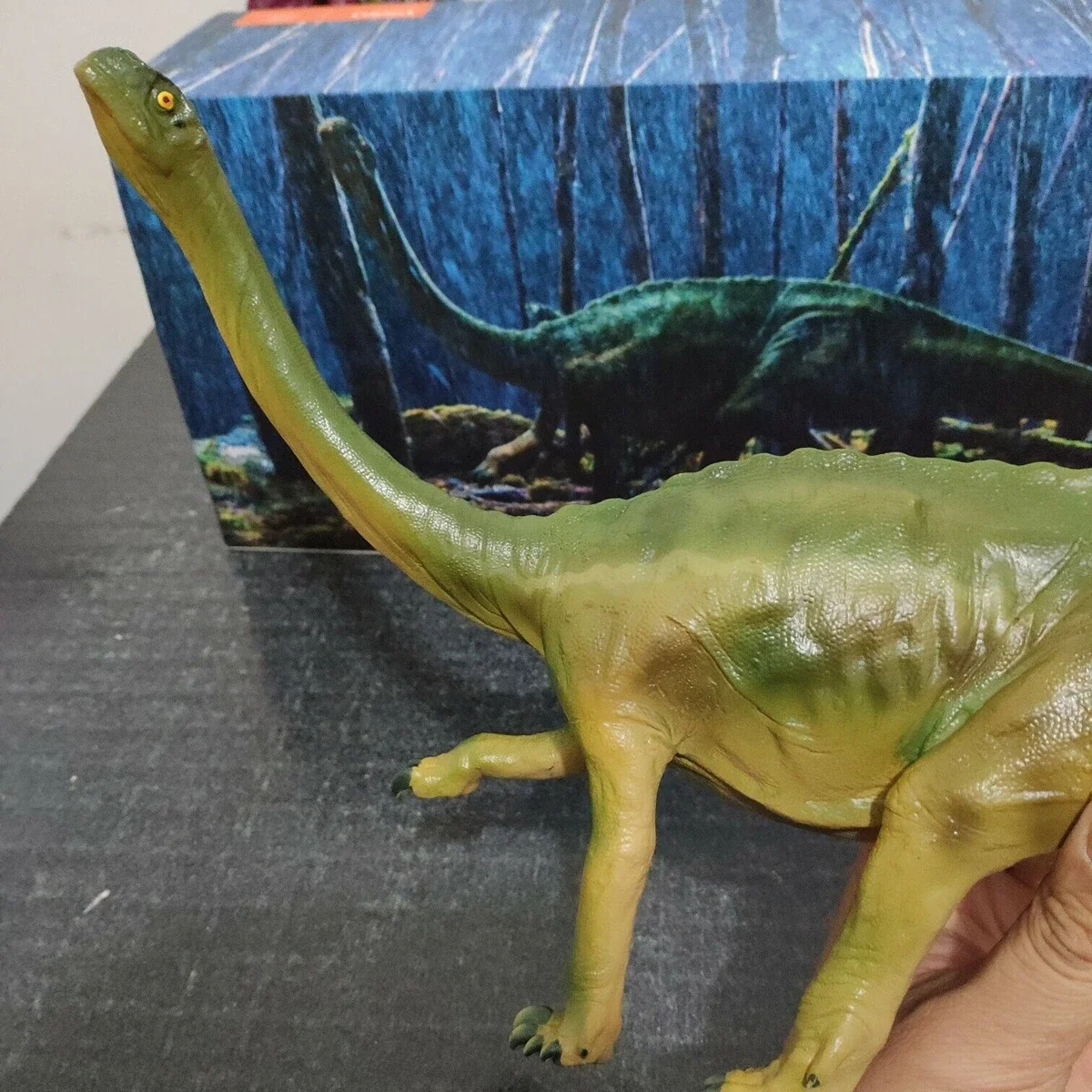 PNSO 03 Lufengosaurus Model Plateosauridae Statuetka dinozaura Starożytna prosauropoda Kolekcja figurek zwierząt Zabawka Dekoracja Prezent