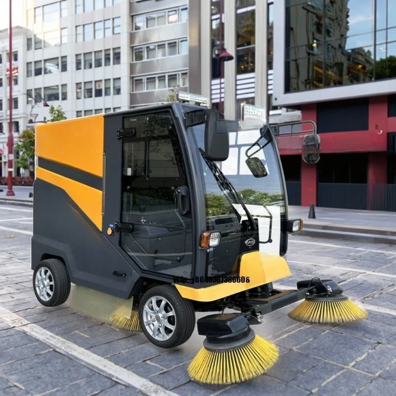 C200 جديد 48 فولت ركوب الخيل الكهربائية الطريق فراغ الشارع والبناء والفنادق مكنسة الأرضيات الصناعية #1