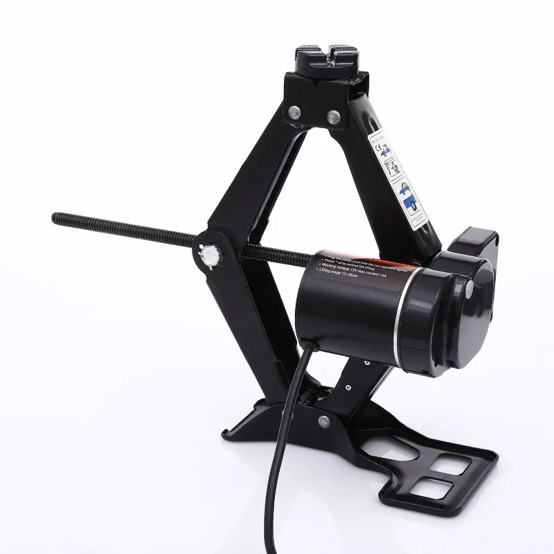 Electric jack, vehicle equipment scissor jack, thickened electric tire changing tool