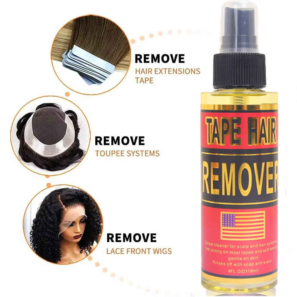 Hair Glue Remover Adhesive Cleaner and Lace Melting Spray, Holding Spray, Extreme Hold, Glueless, 120ml
