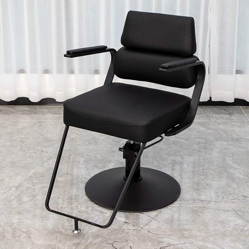 Peluquería, silla de celebridad de Internet, elevador hacia abajo, salón de peluquería, taburete simple moderno especial, corte de pelo, permanente y teñido, silla de peluquero