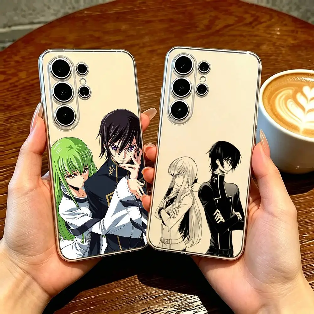 L-Lelouch of the Rebellion  Phone Case For Samsung S25,S24,S21,S22,S23,S30,Ultra,S20,Plus,Fe Transparent Cover