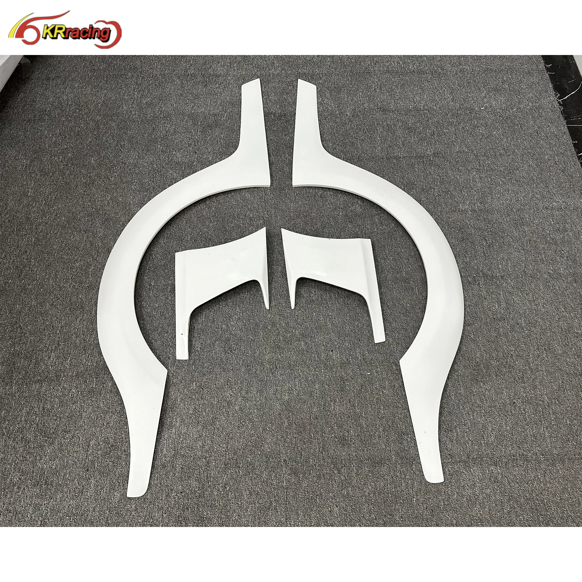 

suitable for Top Secret Style Glass Fiber FRP Car Rear Wheel Trim for Nissan GTR R35 2008-2016