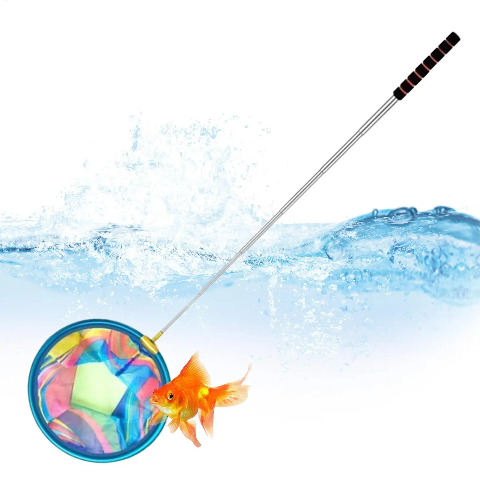 

Fishing Net For Kids Extendable Children Fishing Net For Beach Catching Tool With Folding Buckets For Trip Picnic Pool Backyard