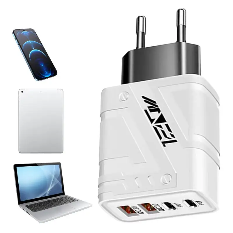 Fast Charger Adapter Multi-Port Charging Cube Wall Plug Charge Adapter Cube Compact Travel Phone Accessories For Home Business