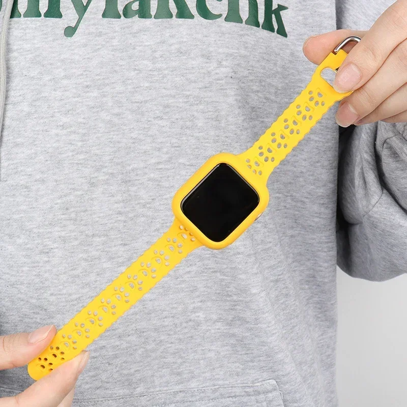 Силиконовый ремешок Dog Paw для Apple Watch Band 49 мм, 46 мм, 45 мм, 44 мм, 41 мм, 40 мм, 38 мм, браслет Correa серии 10 9 8 7 6 5 4 3 SE Ultra2