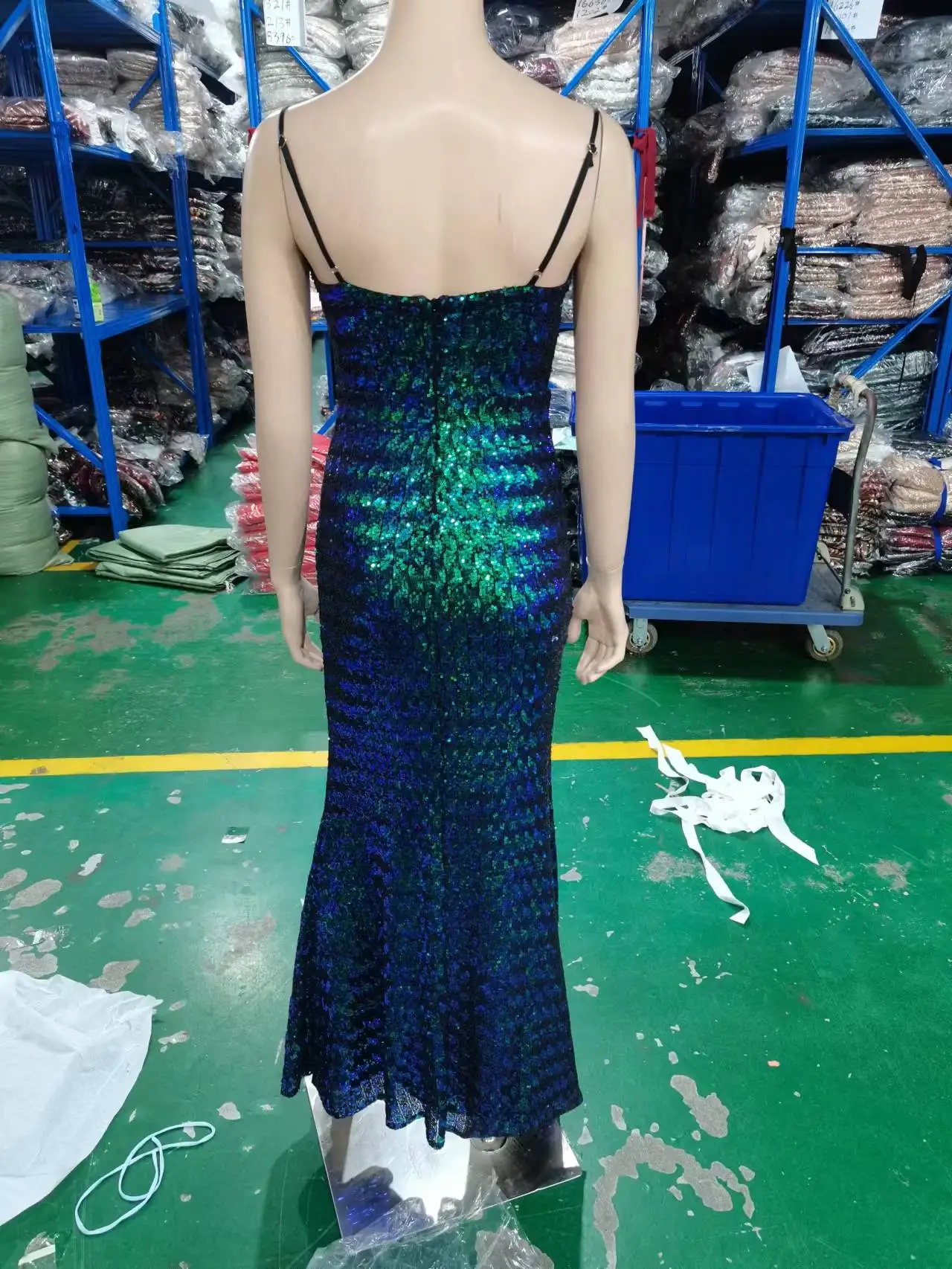 Elegant Sequin Bling Glitter Long Prom Dress 2022 Sleeveless Slit Mermaid Sexy Women'S Dresses For Ceremonies Sexy Abendkleider