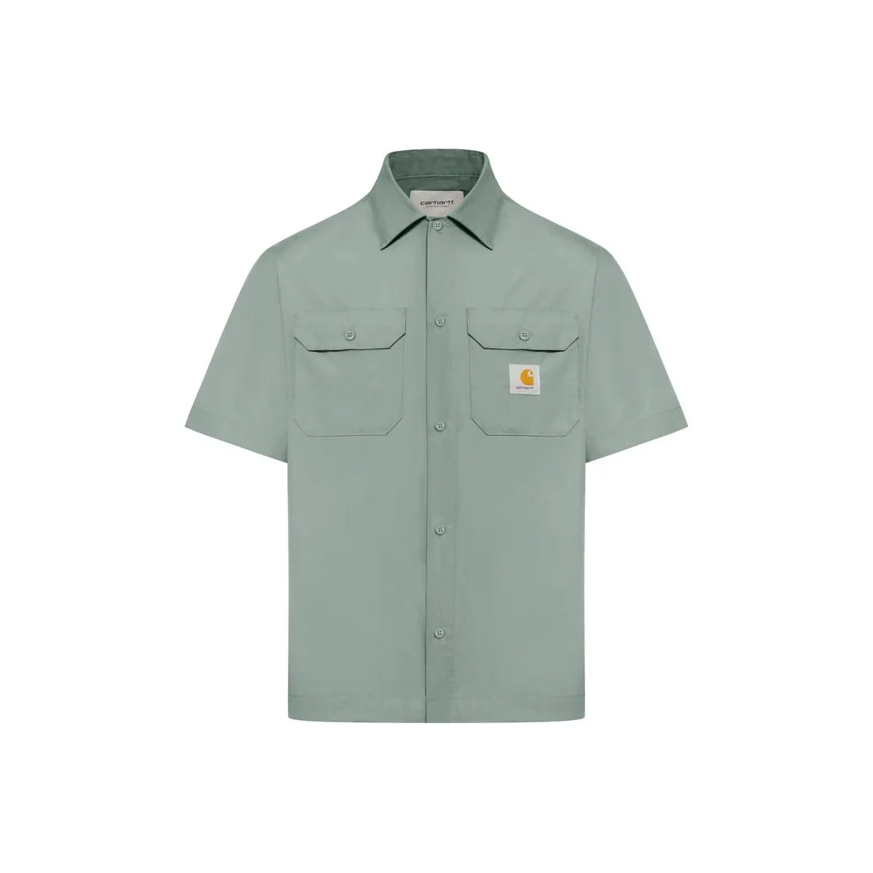 Camisas Carhartt WIP para Hombre, Color Verde, Cuello Puntiagudo, Moderado, I033023-1YF-XX