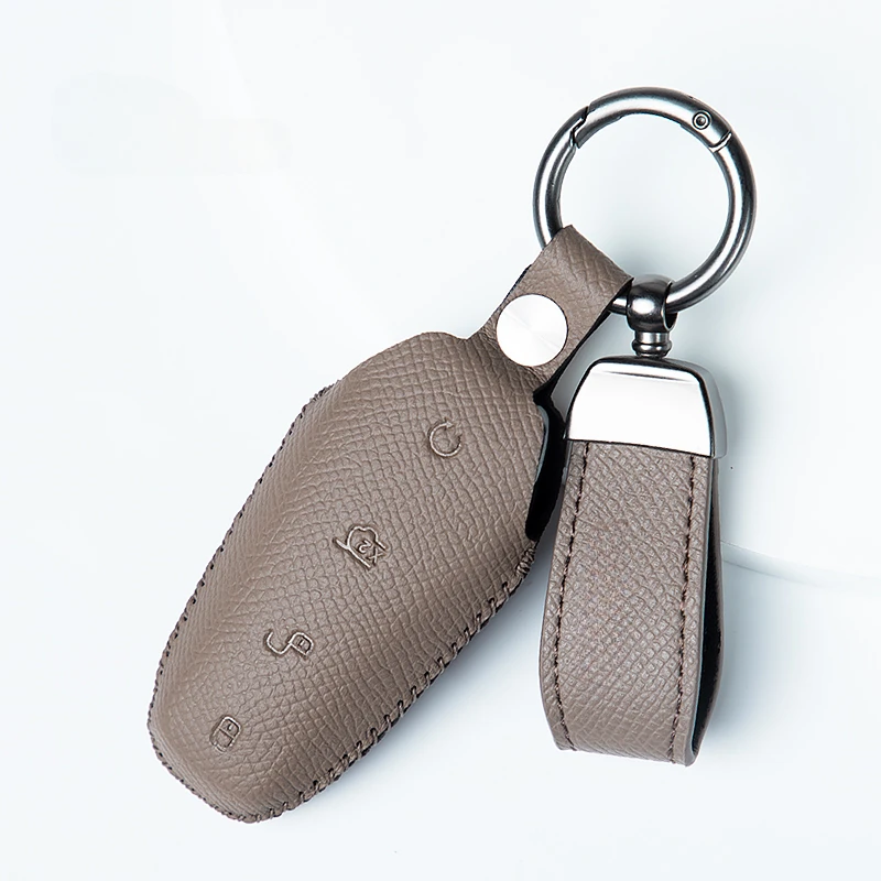 

Suitable for BYD Han Tang EV DMI DMP Leather Car Remote Key Case Cover Simple Style Multiple Styles To Choose From