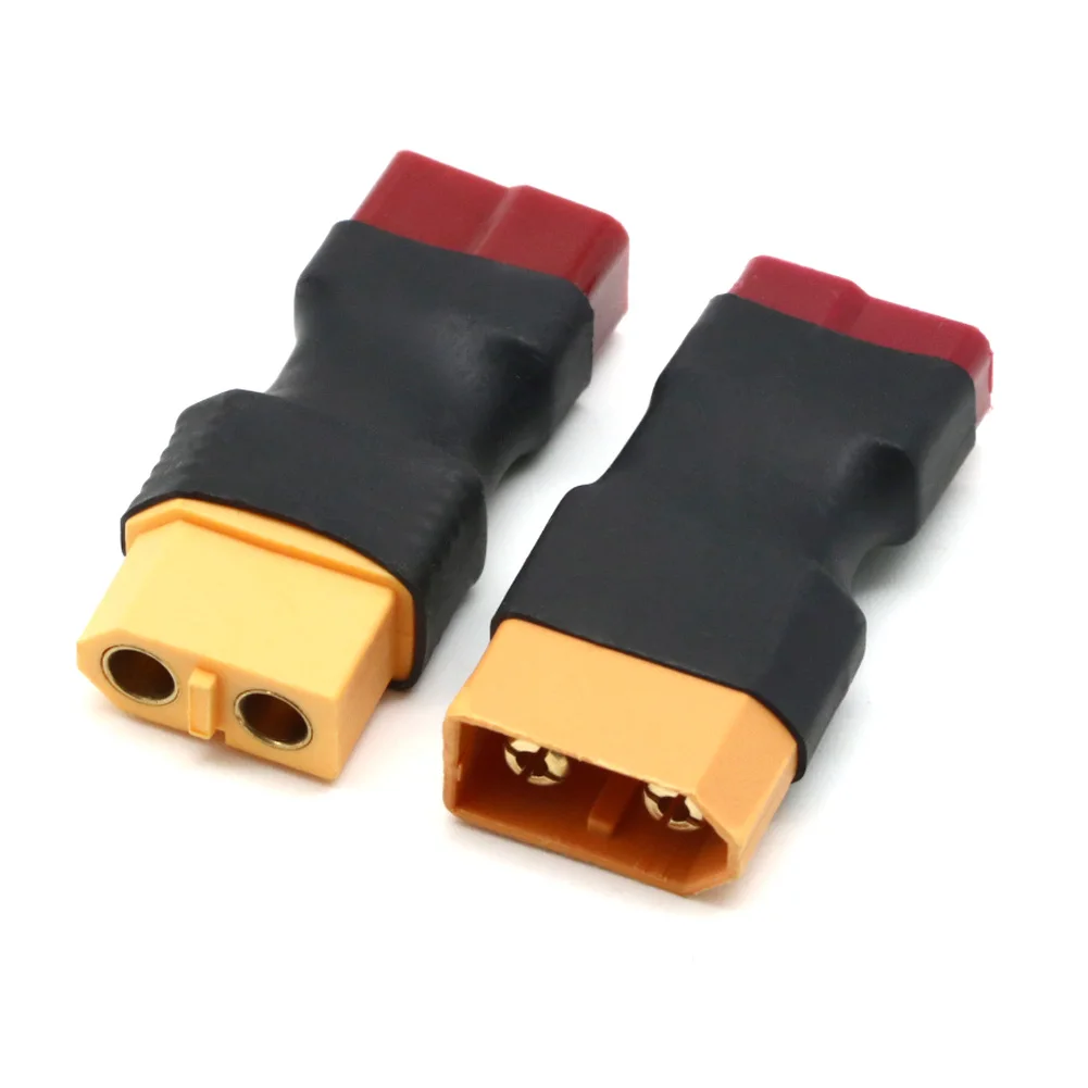 1pcs T Male Plug to XT60 Male / T Female Plug to XT60 Female Adapter For RC Helicopter Quadcopter LiPo Battery Plug Connector