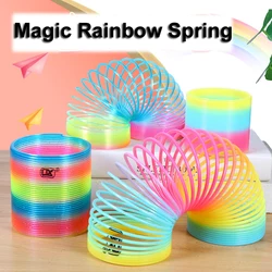 Brinquedo de plástico original Fidget, Big Magic Rainbow Color, Cor de néon colorida, Brinquedos vintage sensoriais, Pacote de descompressão