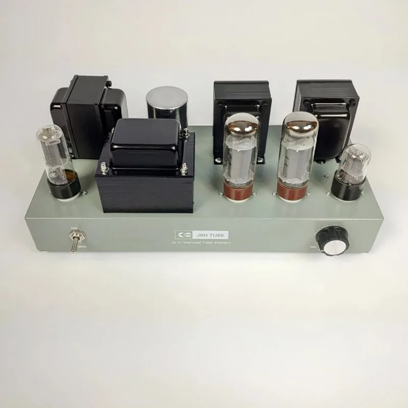 Finished HiFi EL34 6H9C Vacuum Tube Amplifier Class A Single-ended Stereo Power Amplifier