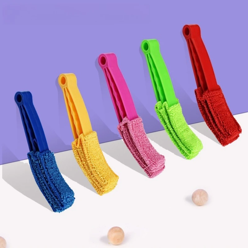 Detachable Washable 3-Tooth Duster Brush Clip, Dust Cleaner for Car Air Vents, Fan Slits & Window Blinds