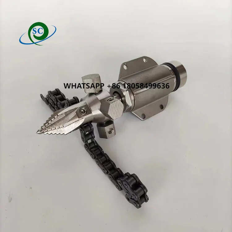 

CS 3/8" High Pressure 105~300bar Sewer Roots Cutting Nozzle Rotating Drain Cleaning Large Flow Pipeline Unclog Nozzle