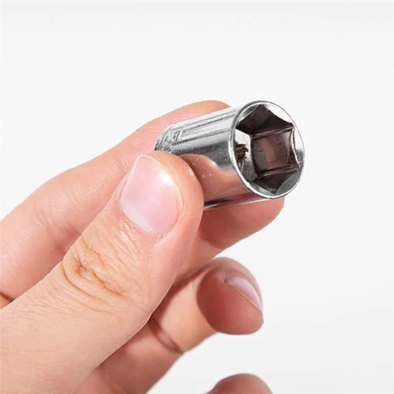 ABKJ-10-Piece manga combinação conjunto de ferramentas kit catraca reparação roda emergência triciclo reparação automóvel conjunto multifuncional