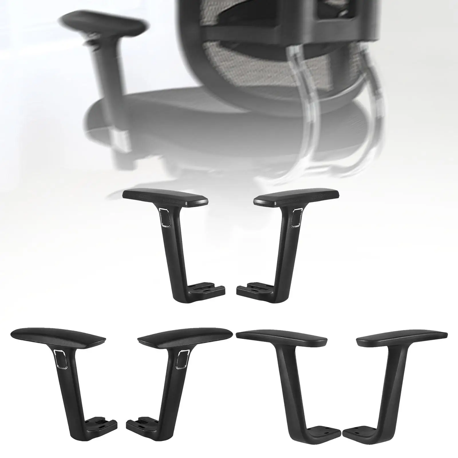 Ergonomic Armrest Pair for Enhanced Gaming Experience - Simple Setup