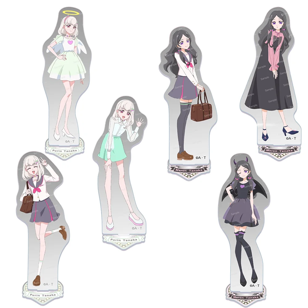 

You and Idol Precure♪ 15cm Acrylic Stand keychain Kokoro Shigure&Uta Sakura Collection Desk Decor Holiday Gift