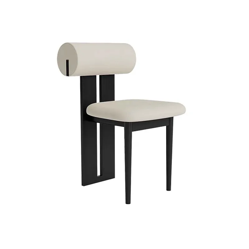 Yjq2 dining chairs household solid wood backrest premium dining table and chairs modern simple casual chair