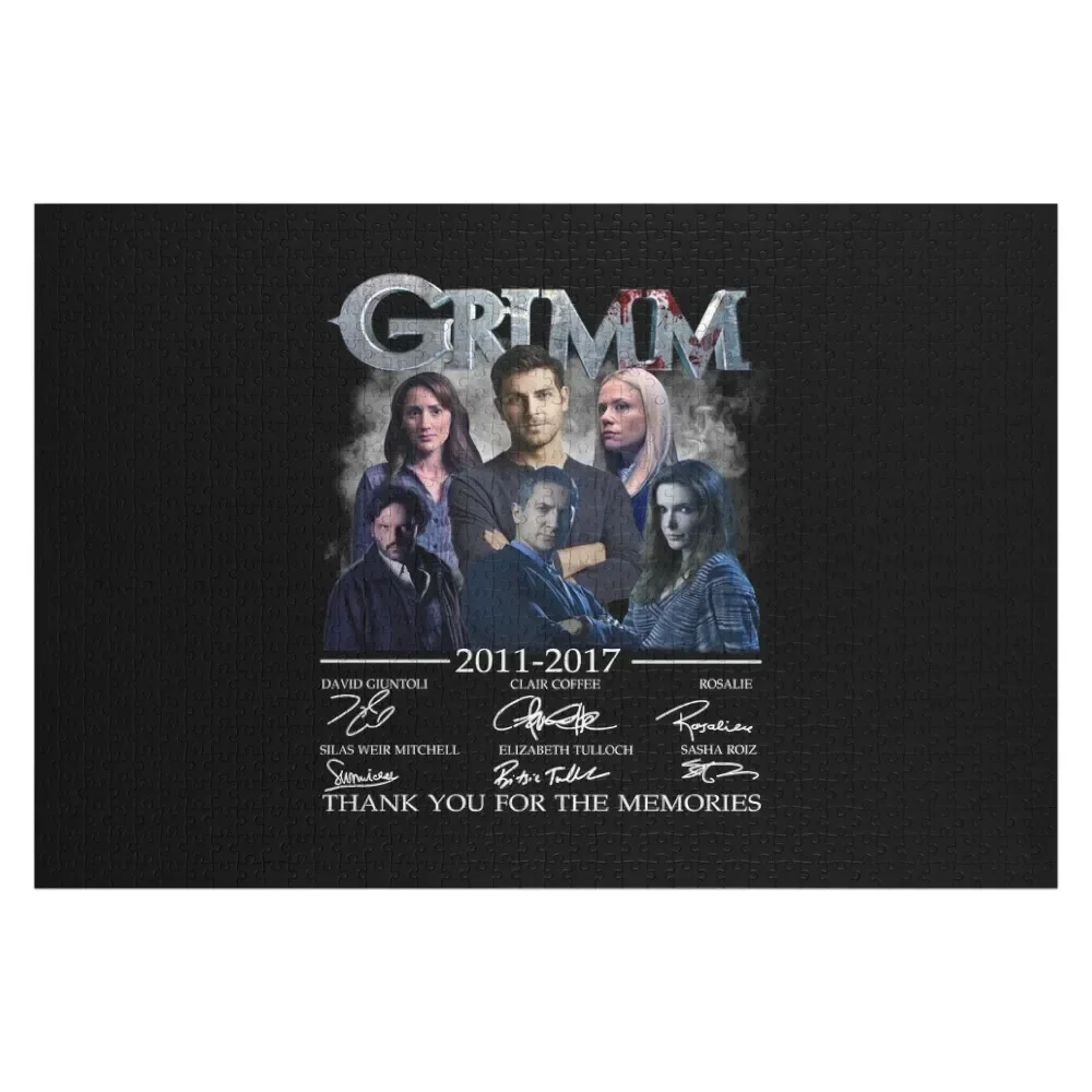 

Grimm Movie 2011-2017 Cast Full Signed David Giuntoli Bitsie Tulloch Jigsaw Puzzle Wood Name Wooden Name Puzzle