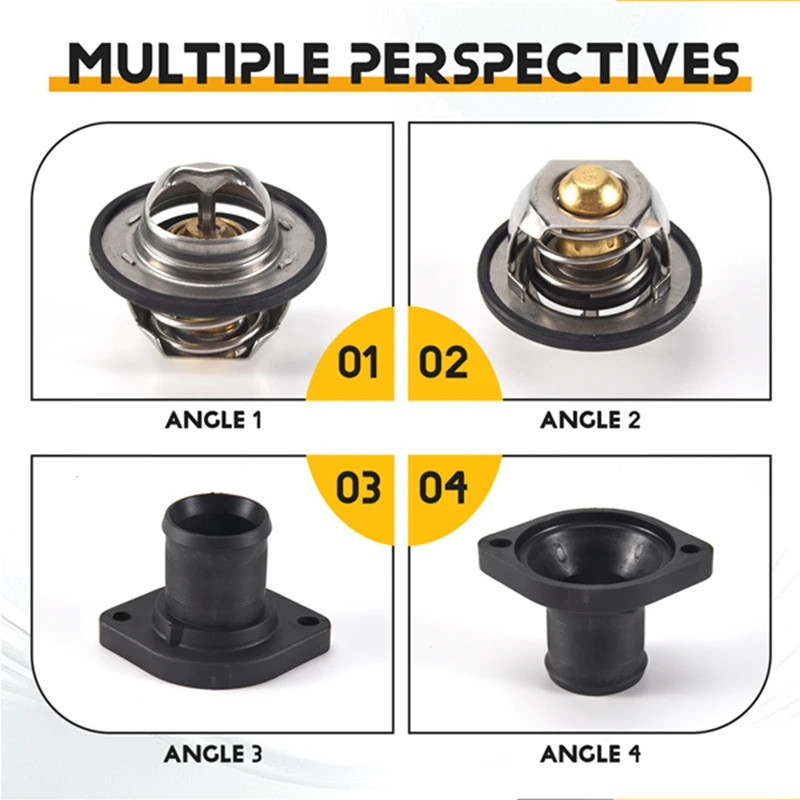 A30F-Car サーモスタットプジョー 206 307 1007 シトロエン ベルランゴ C3 C4 クサラ 1336.Q1 1336.N5 9630066780
