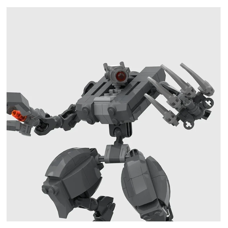 HtMoc 2023 NEW DIY Combat Mech Robot Titan Model Building Blocks Bricks Sets Classic Dolls Kids Toys For Children Gift