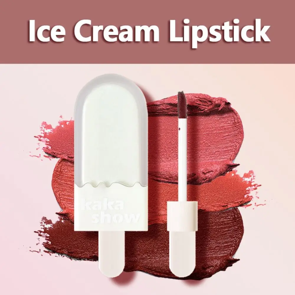 6 Colors Nude Nourishing Lip Glaze Long Lasting Lip Mud Lip Tint Velvet Matte Lipgloss Ice Cream Lipstick Lip Gloss