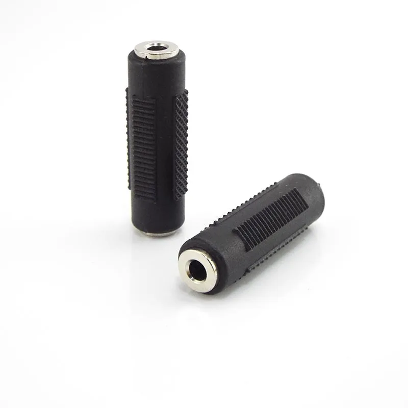 3.5 مللي متر ستيريو محول الصوت جاك أنثى مقرنة محول القابس موصلات مأخذ توصيل محول مطلية بالذهب أنثى إلى 3.5 مللي متر أنثى A6 #5