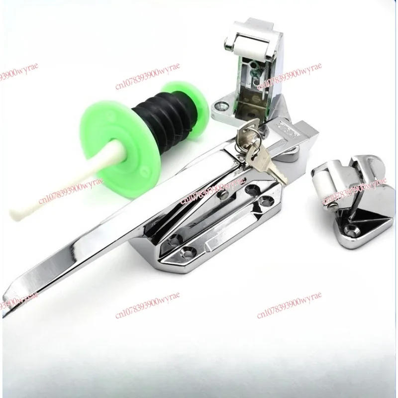 

Zinc alloy cold storage door lock 1178 cold storage convex flat door safety handle quick-frozen cold storage door lock