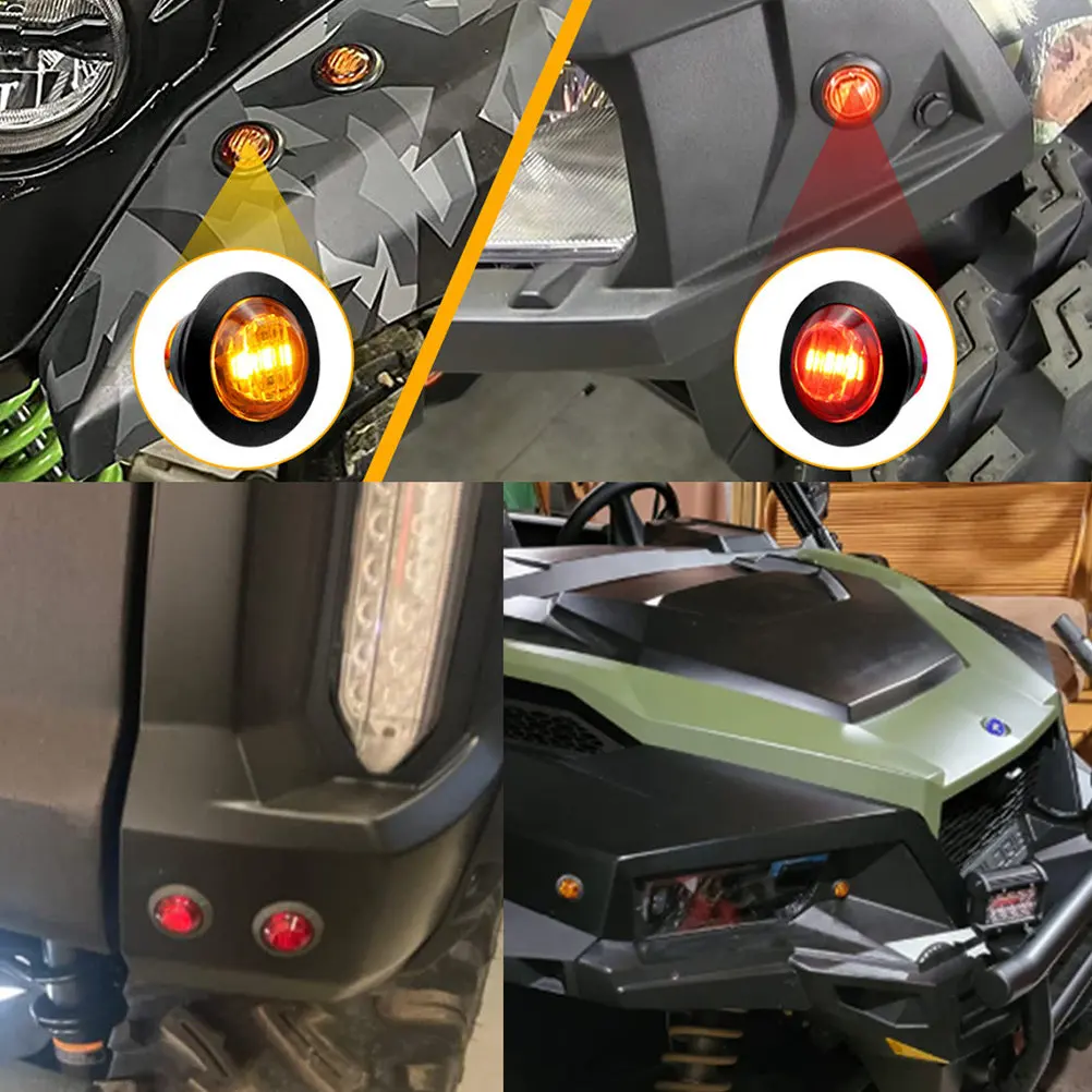 

Turn Signal Universal Rocker Switch ATV UTV Turn Signal Light Kit Utv Rocker Accessories Strong Lights Flasher LED