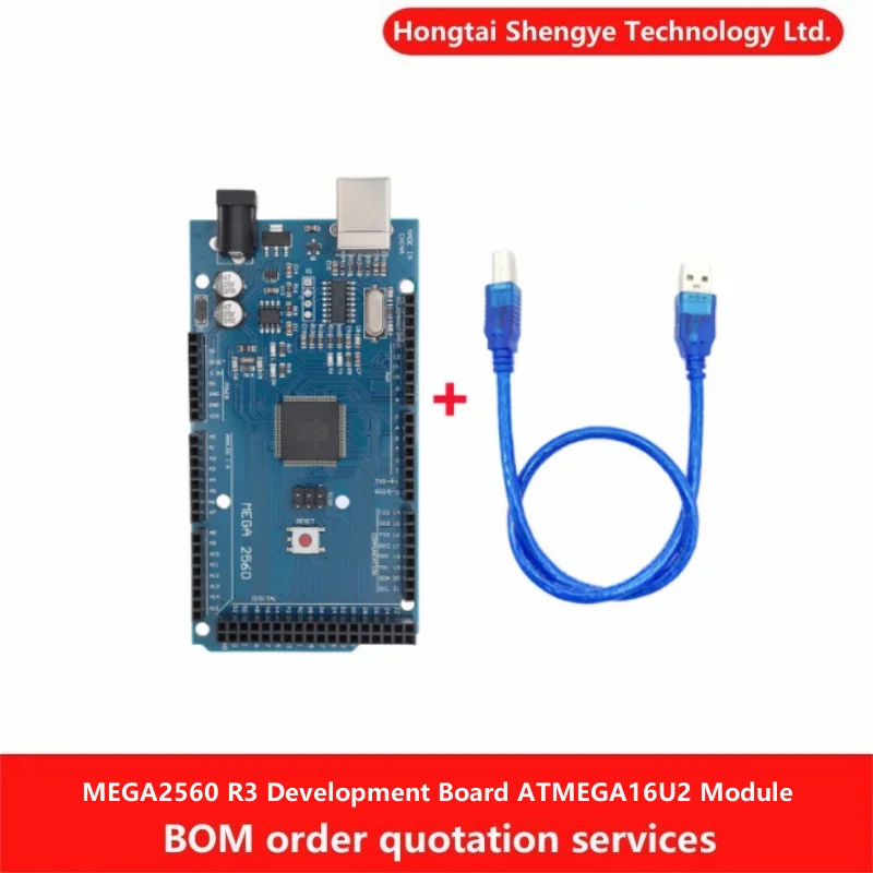 Hongtai Technology MEGA2560 R3 Development Board Module ATMEGA16U2 Official Version