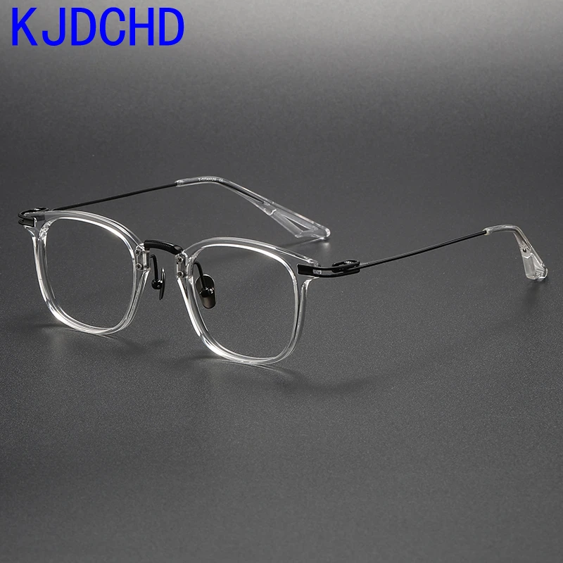 

Acetate Titanium Glasses Frame Men Women 2024 Vintage Retro Round Prescription Male Eyeglasses Frames Optical Spectacle Eyewear